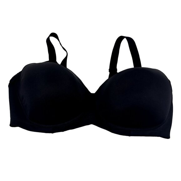 Vanity Fair Black wireless lightly padded bra Size 42D - Picture 1 of 9